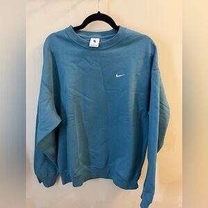 Nike Solo Swoosh Men's Fleece Crew Medium Sweatshirt Teal